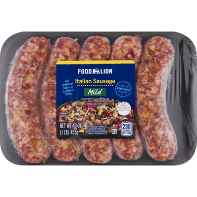 Food Lion Italian Sausage, Mild