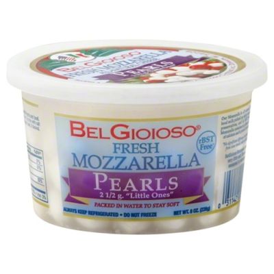BelGioioso Fresh Mozzarella Cheese, Pearls, Cup