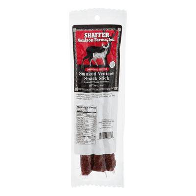 Shaffer Venison Farms Inc Smoked Venison Snack Stick Original 4 Oz Instacart