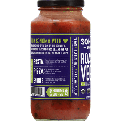 Sonoma Gourmet Sauce, Organic, Roasted Veggie