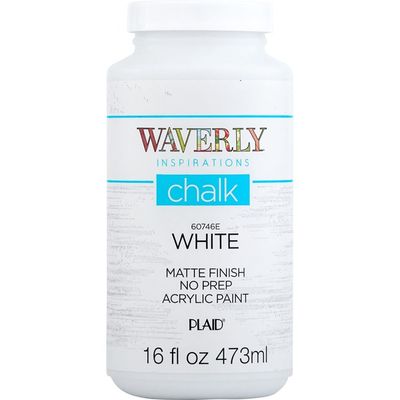 Waverly Inspirations 60746E White Ultra Matte Finish Chalk Paint