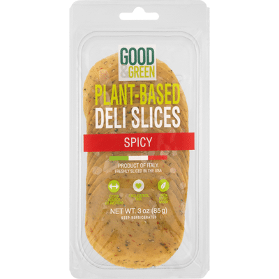 Good & Green Plant-Based Deli Slices Spicy