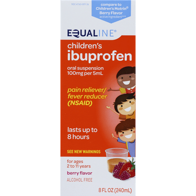 Equaline Ibuprofen, Children's, Oral Suspension, Berry Flavor