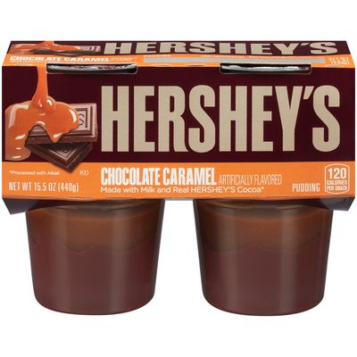 Hershey's Chocolate Caramel Ready to Eat Pudding Snacks