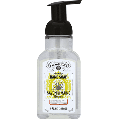 Watkins Hand Soap, Foaming, Aloe & Green Tea