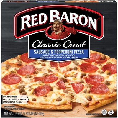 Red Baron Classic Crust Sausage & Pepperoni Pizza