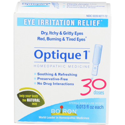 Boiron Optique 1 Eye Drops, Eye Irritation Relief