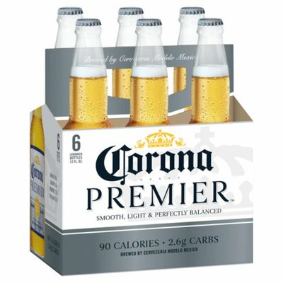 Corona Premier Mexican Lager Light Beer Bottles
