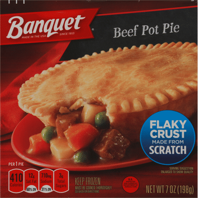 Banquet Pot Pie, Beef