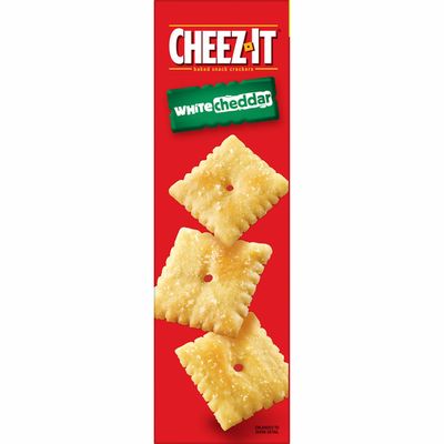Cheez-It Cheese Crackers, Baked Snack Crackers, Office and Kids Snacks, White Cheddar
