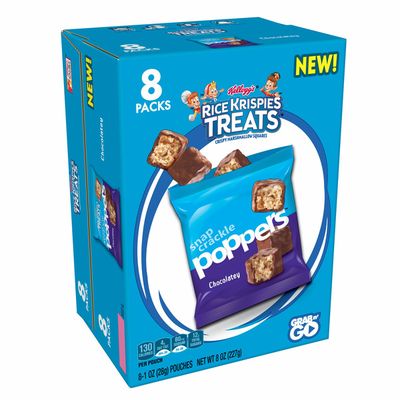Kellogg's Rice Krispies Treats Poppers Crispy Marshmallow Squares, Chocolatey