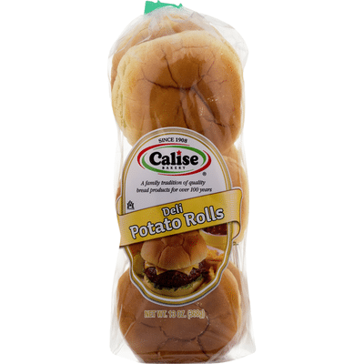 Calise Bakery Potato Rolls, Deli