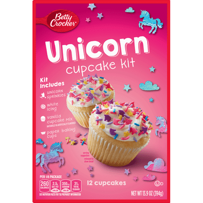 Betty Crocker Cupcake Kit Unicorn 12 Each Instacart