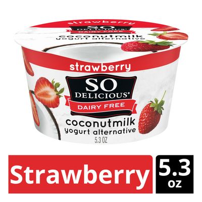 So Delicious Dairy Free Coconut Milk Strawberry