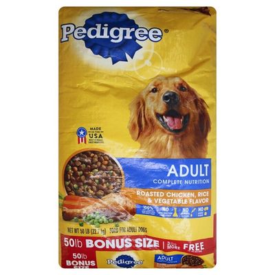 pedigree dog food walmart price