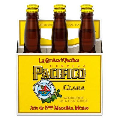 Pacifico Clara Mexican Lager Beer Bottles