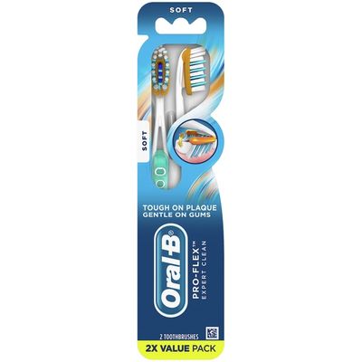 Oral-B Pro-Flex Expert Clean Toothbrushes, Soft