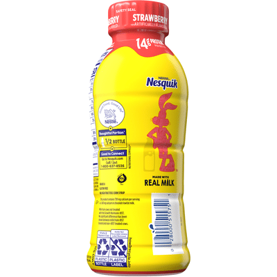 Nestle Nesquik Strawberry Flavored Lowfat Milk, Ready to Drink