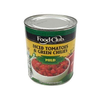 Food Club Mild Diced Tomatoes With Green Chili