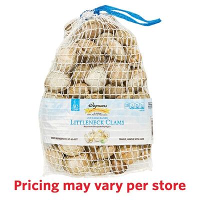 Wegmans Live Farm-raised Littleneck Clams