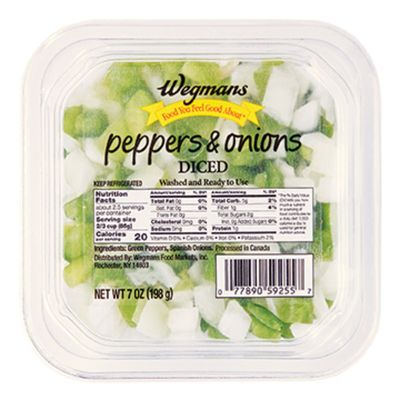 Wegmans Food You Feel Good About Diced Green Peppers & Onions