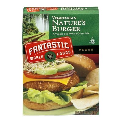Fantastic World Foods Vegetarian Nature's Burger Veggie and Whole Grain Mix