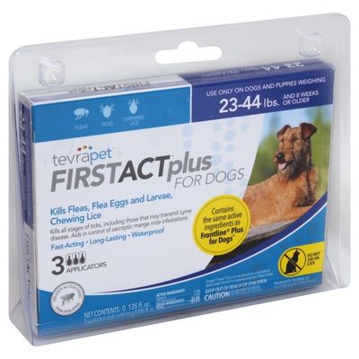 Tevra Pet FirstAct Plus, for Dogs, 23-44 Pounds