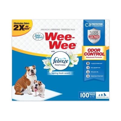 Wee-Wee Odor Control Pads With Febreze Freshness