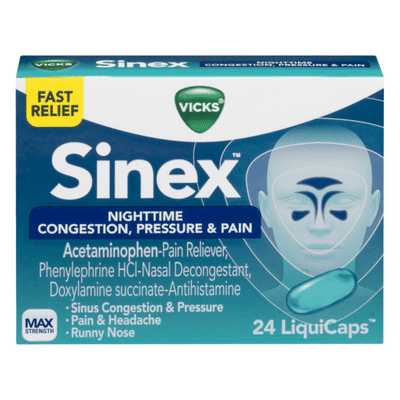 Vicks Sinex Congestion, Pressure & Pain Nighttime