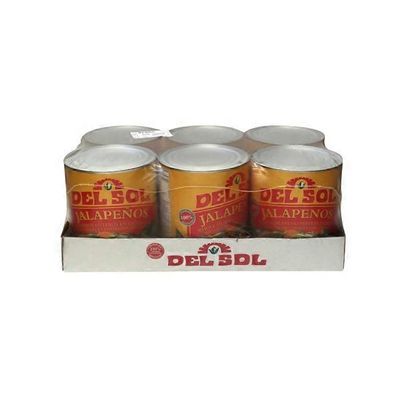Del Sol Case Of Whole Jalapenos In Escabeche