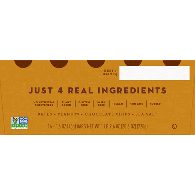 Larabar Gluten Free Bar, Peanut Butter Chocolate Chip, Vegan, 16 Bars