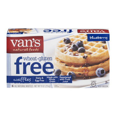Van's Waffles, Gluten Free, Blueberry