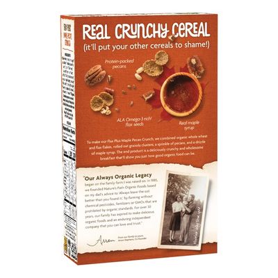 Nature's Path Flax Plus Maple Pecan Crunch Cereal