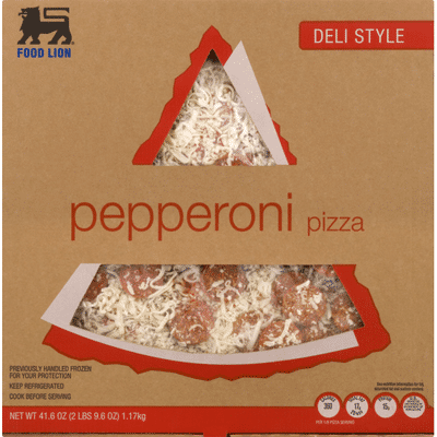 Food Lion Pizza, Deli Style, Pepperoni, Box