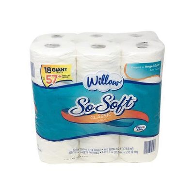 Willow 425 Sheets Giant Roll Bath Tissue