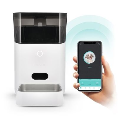 Petnet Medium White Smartfeeder Automated Pet Feeder
