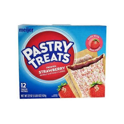 Meijer Frosted Strawberry Flavored Pastry Treats