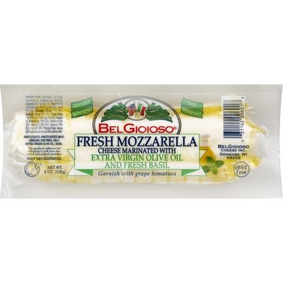 BelGioioso Cheese, Fresh Mozzarella, Marinated with Extra Virgin Olive Oil and Fresh Basil