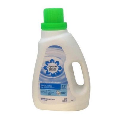 Signature Home Home Liquid Laundry Detergent Free & Clear 32 Loads