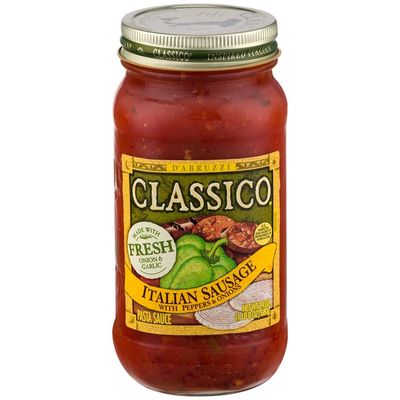 Classico Italian Sausage Pasta Sauce with Peppers & Onions