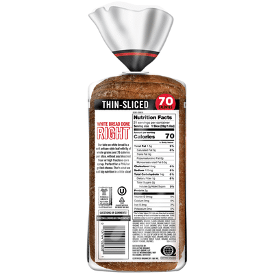 Dave's Killer Bread White Bread Done Right Thin Sliced Organic Bread