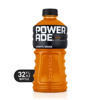 Powerade Orange, Ion4 Electrolyte Enhanced Fruit Flavored Sports Drink W/ Vitamins B3, B6, And B12, Replenish Sodium, Calcium, Potassium, Magnesium