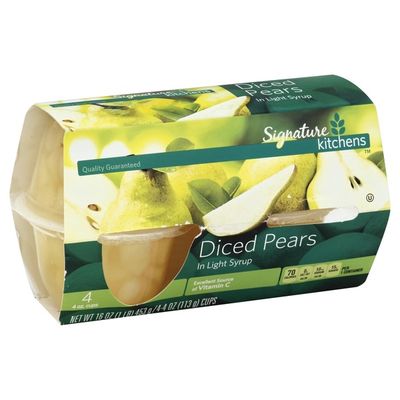 Signature Select Diced Pears In 100% Fruit Juice