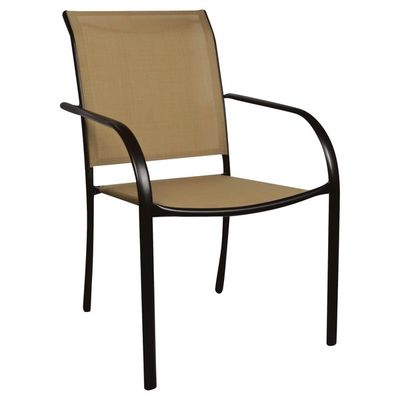 Sunjoy Chair, Stacking, Tan