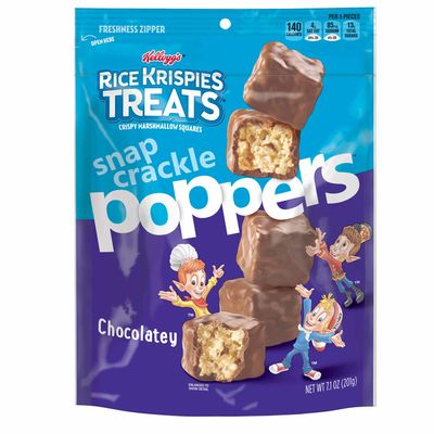 Kellogg's Rice Krispies Treats Poppers Crispy Marshmallow Squares, Chocolatey