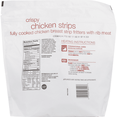 Food Lion Chicken Strips, Crispy, Pouch