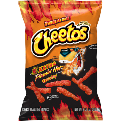 CHEETOS Crunchy Xtra Hot Cheese Flavored Snacks