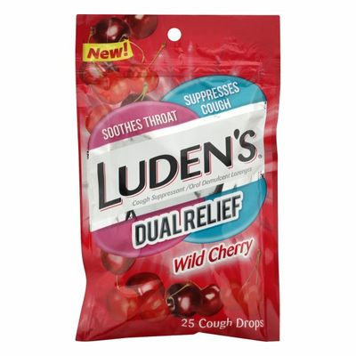 Luden's Luden’s Wild Cherry Dual Relief Lozenges