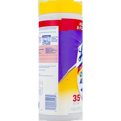 Lysol Wet Wipes, Dual Action, Citrus Scent