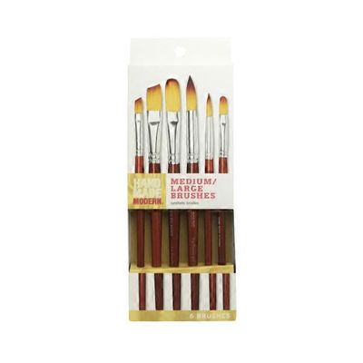 Hand Made Modern Medium & Large Paint Brush Set
